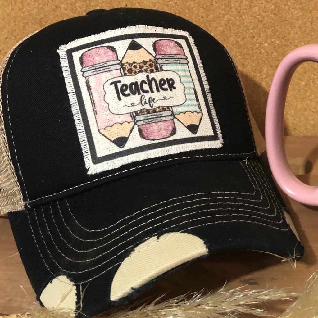 Teacher Life Patch Hat